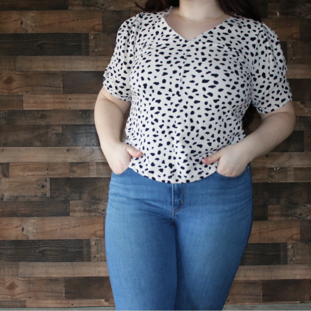 Polka Dot Women's Top